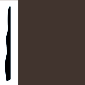 Picture of VPI Corp. - Low Dirt Retention Wallbase LDR4 5 1/2-inch Chocolate