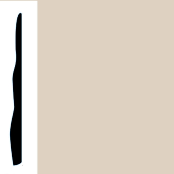 Picture of VPI Corp. - Low Dirt Retention Wallbase LDR4 5 1/2-inch Fawn