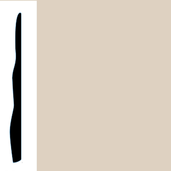 Picture of VPI Corp. - Low Dirt Retention Wallbase LDR4 5 1/2-inch Fawn