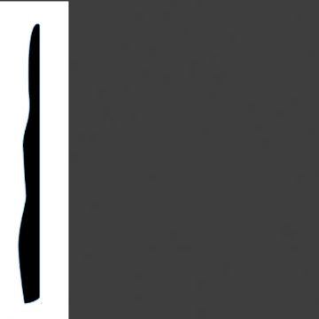 Picture of VPI Corp. - Low Dirt Retention Wallbase LDR4 5 1/2-inch Graphite