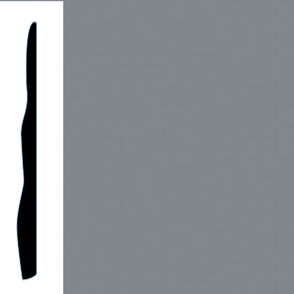 Picture of VPI Corp. - Low Dirt Retention Wallbase LDR4 5 1/2-inch Silver Sable