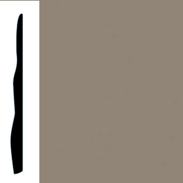 Picture of VPI Corp. - Low Dirt Retention Wallbase LDR4 5 1/2-inch Smoke