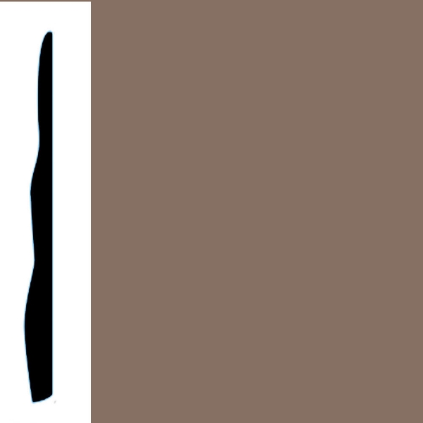 Picture of VPI Corp. - Low Dirt Retention Wallbase LDR4 5 1/2-inch Toast