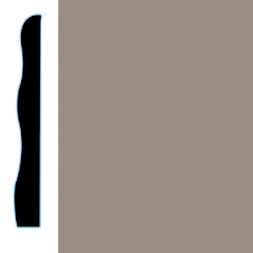 Picture of VPI Corp. - Low Dirt Retention Wallbase LDR5 3 1/2-inch Cordite