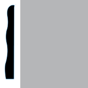 Picture of VPI Corp. - Low Dirt Retention Wallbase LDR5 3 1/2-inch Dove Grey