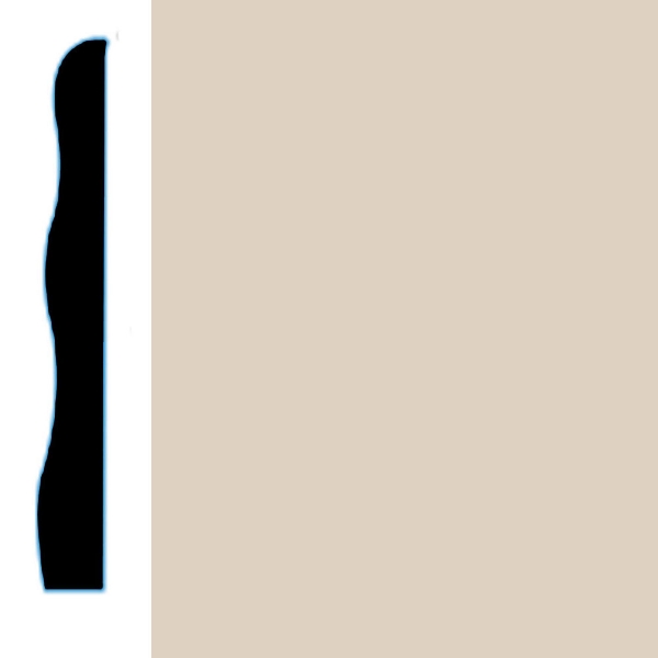 Picture of VPI Corp. - Low Dirt Retention Wallbase LDR5 3 1/2-inch Fawn