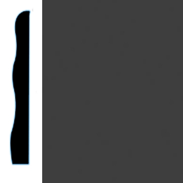 Picture of VPI Corp. - Low Dirt Retention Wallbase LDR5 3 1/2-inch Graphite