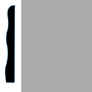 Picture of VPI Corp. - Low Dirt Retention Wallbase LDR5 3 1/2-inch London Gray