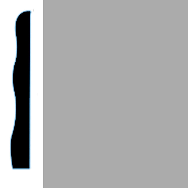 Picture of VPI Corp. - Low Dirt Retention Wallbase LDR5 3 1/2-inch London Gray