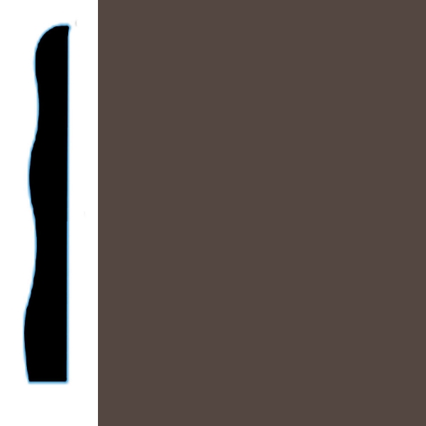 Picture of VPI Corp. - Low Dirt Retention Wallbase LDR5 3 1/2-inch Roasted Chestnut