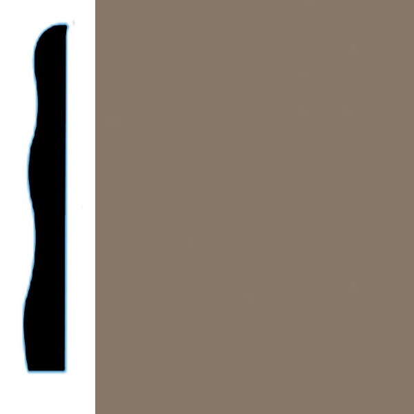 Picture of VPI Corp. - Low Dirt Retention Wallbase LDR5 3 1/2-inch Taupe