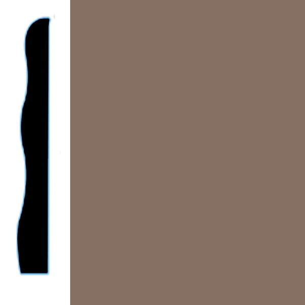 Picture of VPI Corp. - Low Dirt Retention Wallbase LDR5 3 1/2-inch Toast