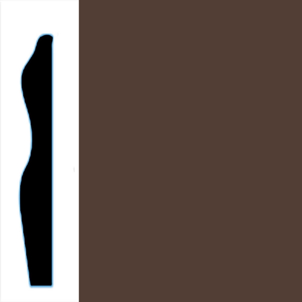 Picture of VPI Corp. - Low Dirt Retention Wallbase LDR6 3-inch Cappuccino