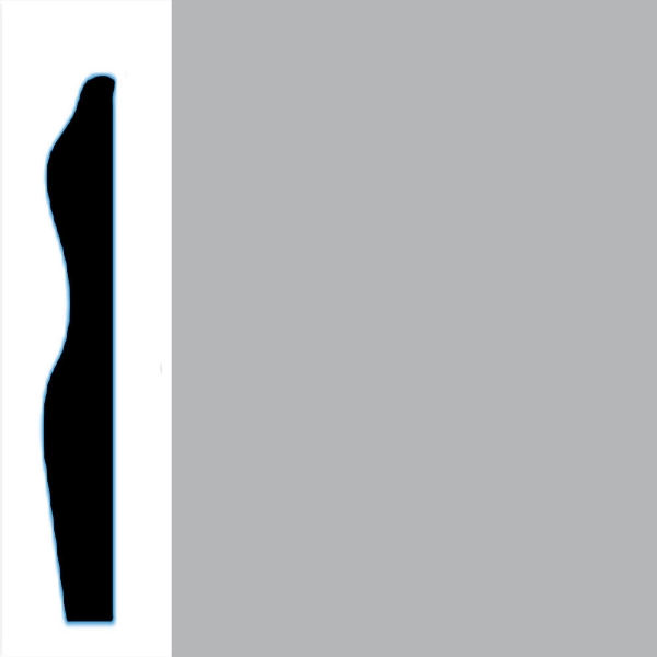 Picture of VPI Corp. - Low Dirt Retention Wallbase LDR6 3-inch Dove Grey