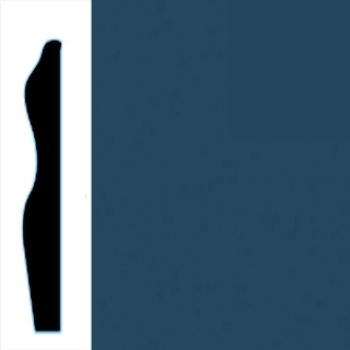 Picture of VPI Corp. - Low Dirt Retention Wallbase LDR6 3-inch Moroccan Blue