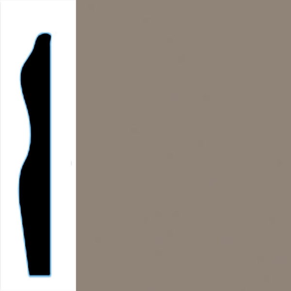 Picture of VPI Corp. - Low Dirt Retention Wallbase LDR6 3-inch Smoke