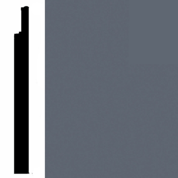 Picture of VPI Corp. - Low Dirt Retention Wallbase LDR8 4 1/2-inch Charcoal Slate