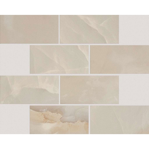 Picture of Shaw Floors - Onyx Brick Mosaic Polish 3 x 6 Beige