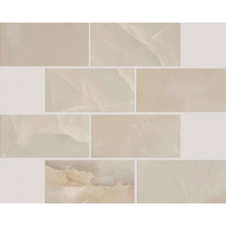 Picture of Shaw Floors - Onyx Brick Mosaic Matte 3 x 6 Beige