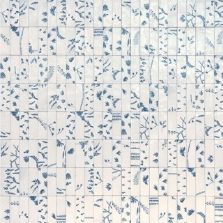 Picture of Marazzi - Rice 2 x 6 Deco Leaf Bianco Leaf