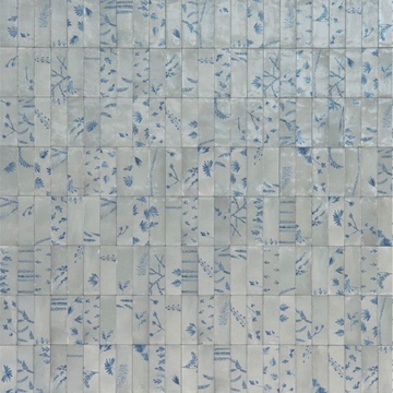 Picture of Marazzi - Rice 2 x 6 Deco Leaf Grigio Leaf