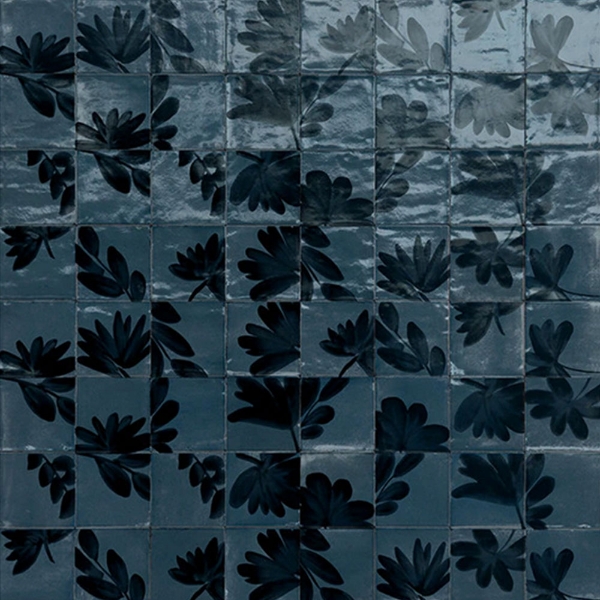 Picture of Marazzi - Rice 6 x 6 Deco Blossom Blu Blossom