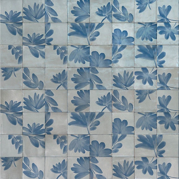 Picture of Marazzi - Rice 6 x 6 Deco Blossom Grigio Blossom