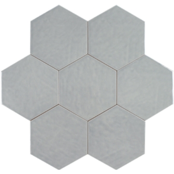Picture of Tesoro - Albatross Hexagon Grey Glossy
