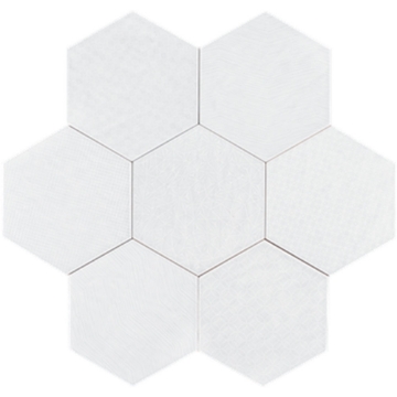 Picture of Tesoro - Albatross Hexagon Deco White Deco Matte