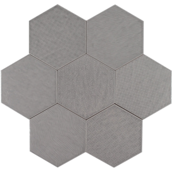 Picture of Tesoro - Albatross Hexagon Deco Smoke Deco Matte