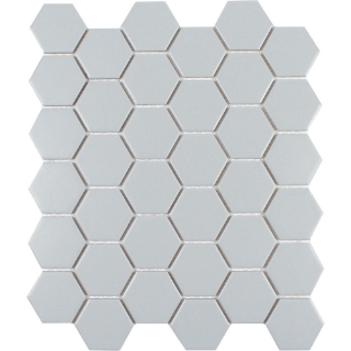 Picture of Tesoro - Gallery Hexagon Mosaic Light Grey Textured
