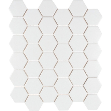 Picture of Tesoro - Gallery Hexagon Mosaic White Textured