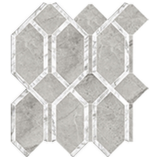 Picture of Anatolia Tile & Stone - La Marca Modella Mosaic Paradiso Argento Polished