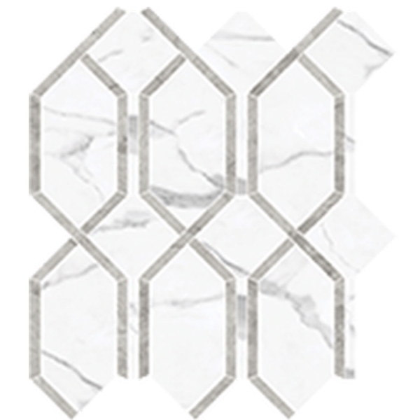 Picture of Anatolia Tile & Stone - La Marca Modella Mosaic Statuario Nuovo Polished