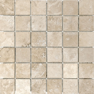 Picture of Daltile - Travertine Mosaics 2 x 2 Honed Ivory Classico