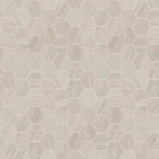Picture of Shaw Floors - Natural Strata Hexagon Mosaic Ivory