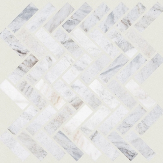 Picture of Shaw Floors - Estate Mosaic Herringbone Cashmere White