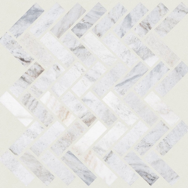 Picture of Shaw Floors - Estate Mosaic Herringbone Cashmere White