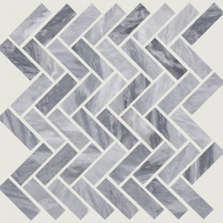 Picture of Shaw Floors - Estate Mosaic Herringbone Bardiglio Cloud