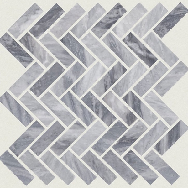 Picture of Shaw Floors - Estate Mosaic Herringbone Bardiglio Cloud