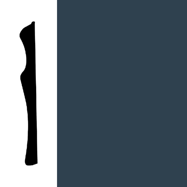 Picture of Mohawk - Sculpted Edge Wall Base 6 Storm Blue