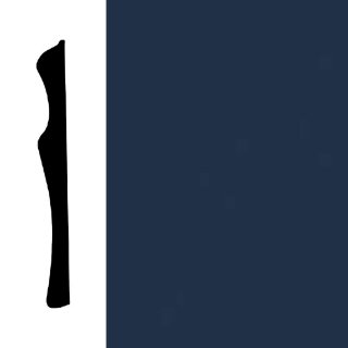 Picture of Mohawk - Sculpted Edge Wall Base 6 Midnight Blue