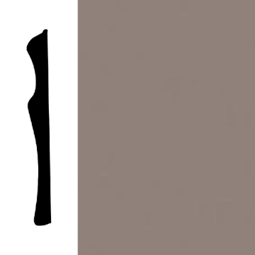 Picture of Mohawk - Sculpted Edge Wall Base 6 Smoke