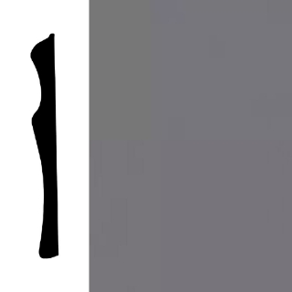 Picture of Mohawk - Sculpted Edge Wall Base 6 Pepper Gray