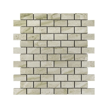 Picture of Anthology Tile - Marbleridge Reserve 1 x 2 Mosaic Misty Silk