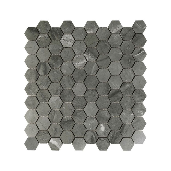 Picture of Anthology Tile - Marbleridge Reserve Hex Mosaic Gris Naturalle