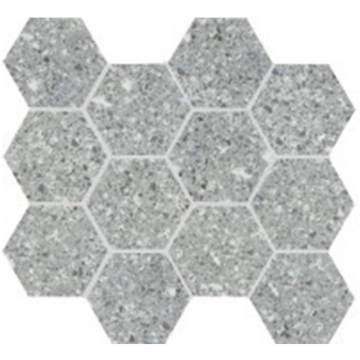 Picture of Emser Tile - Fragmento Hex Mosaic Silver Small Speckle