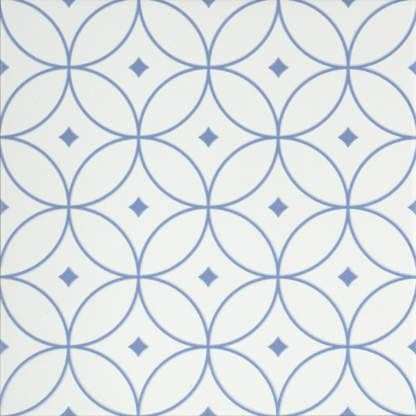 Picture of Emser Tile - Geometry Blue Atom