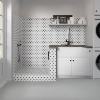 Picture of Emser Tile - Influence White Black Hex