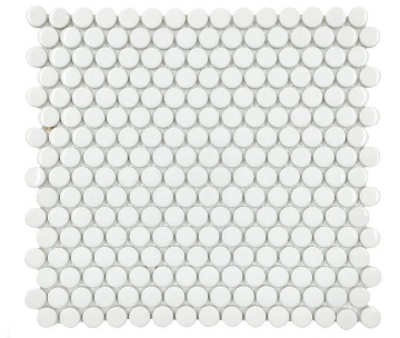 Picture of Emser Tile - Savvy Penny Mosaic White